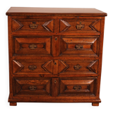 17th Century Jacobean Chest of Drawers in Oak and Walnut