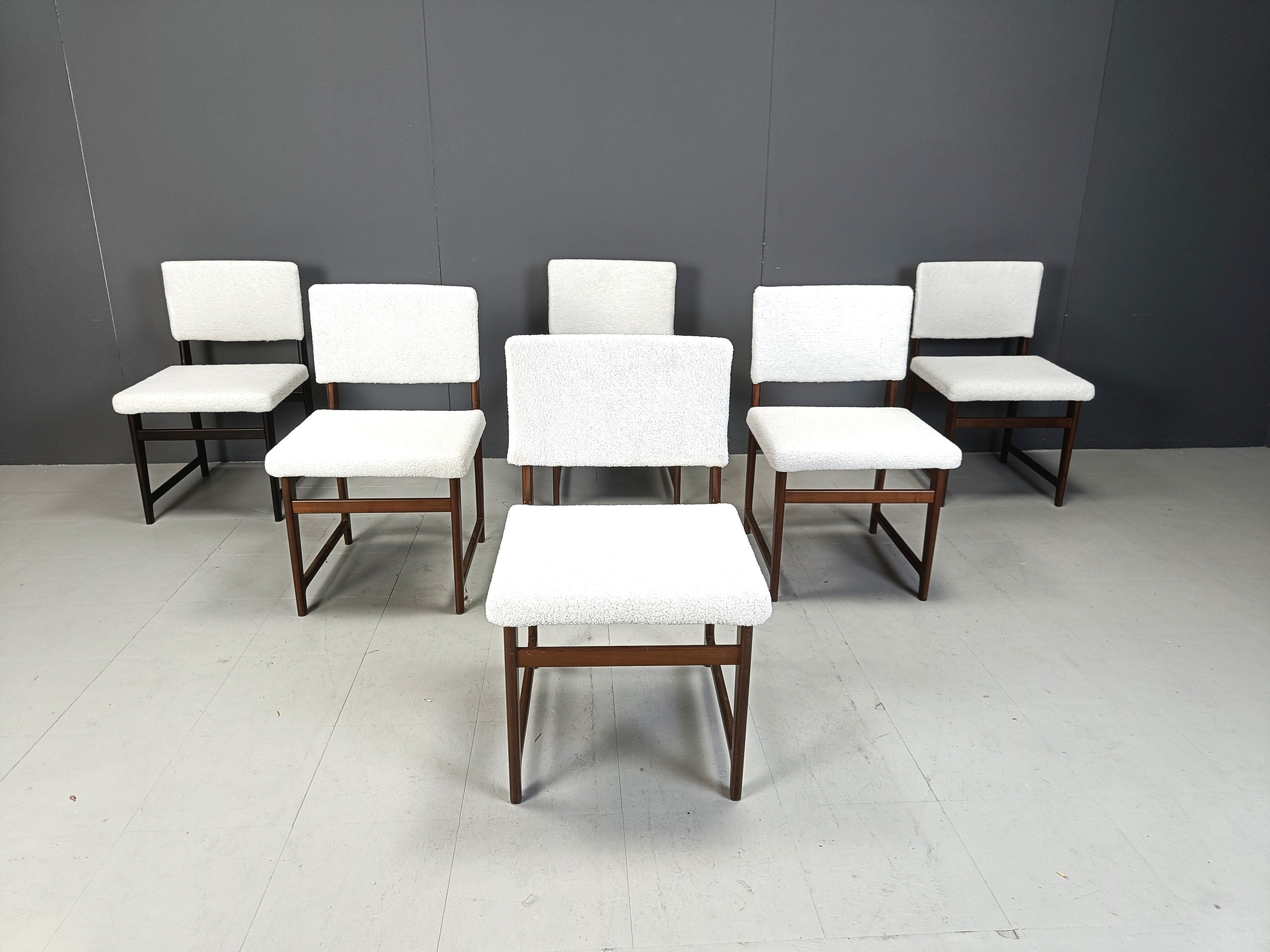 Mid-century teak Scandinavian dining chairs, 1960s