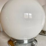 Opaline globe ceiling light