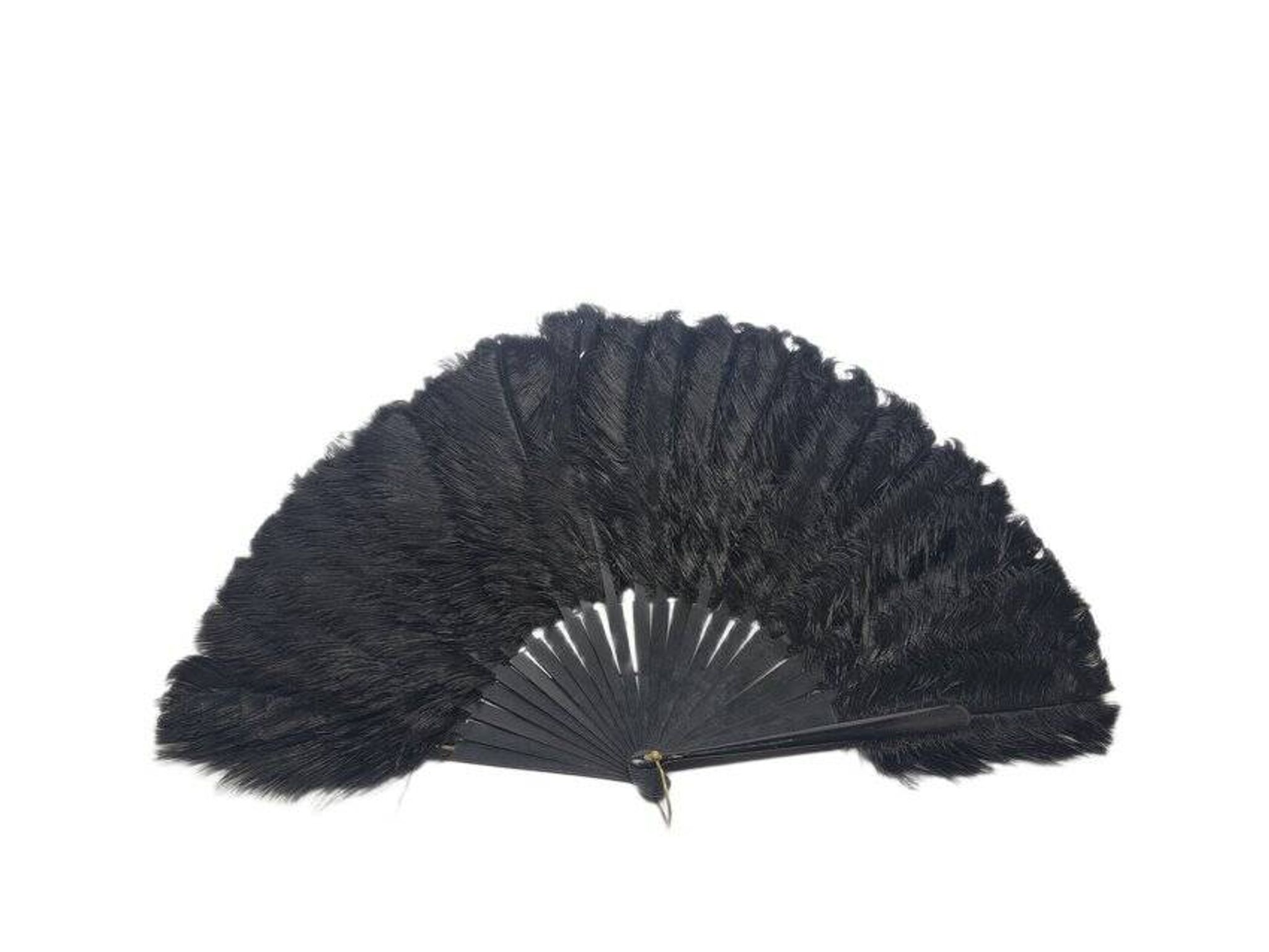 Art Deco Polish Austria feather fan, 1920s