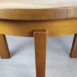 Renewed elm round table