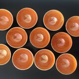 11 old Céranord Saint Amand Semi Vitrified bowls