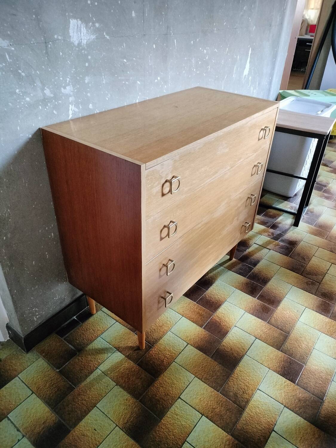 70s Scandinavian style chest of drawers