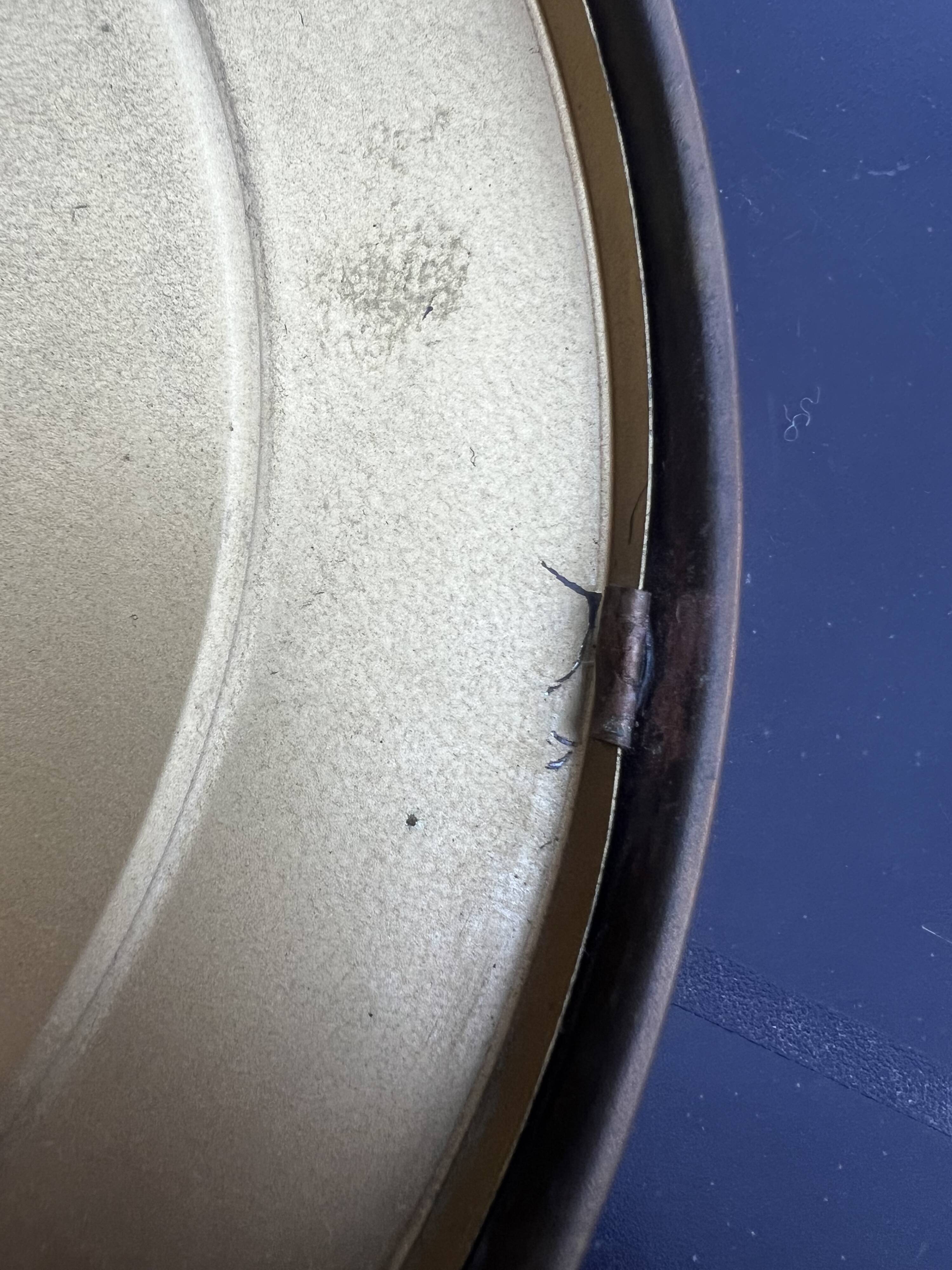 Hanging porthole mirror – Diameter 21 cm, gold color