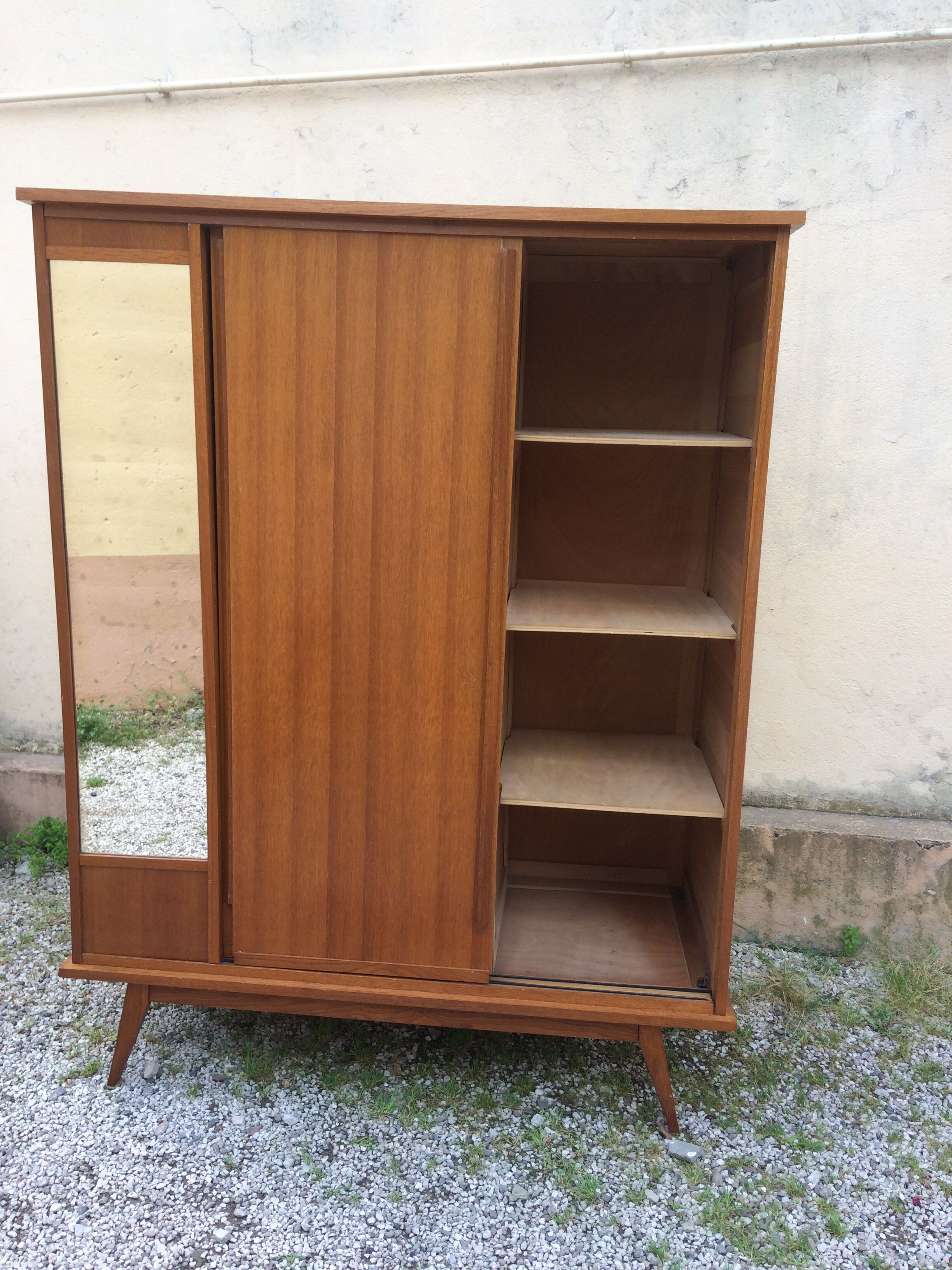 Vintage cabinet feet compass