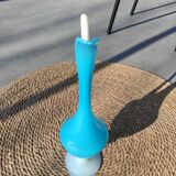 Vase carafe opaline bleue Murano
