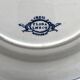 Round ironstone dish Flora Creil and Montereau late 19th century