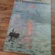 Monet affiche exposition Grand Palais 1974 Impression soleil levant