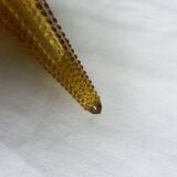 Carafe Empoli Italy Genie bottle in amber glass