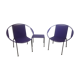 Set 2 armchairs and small coffee table