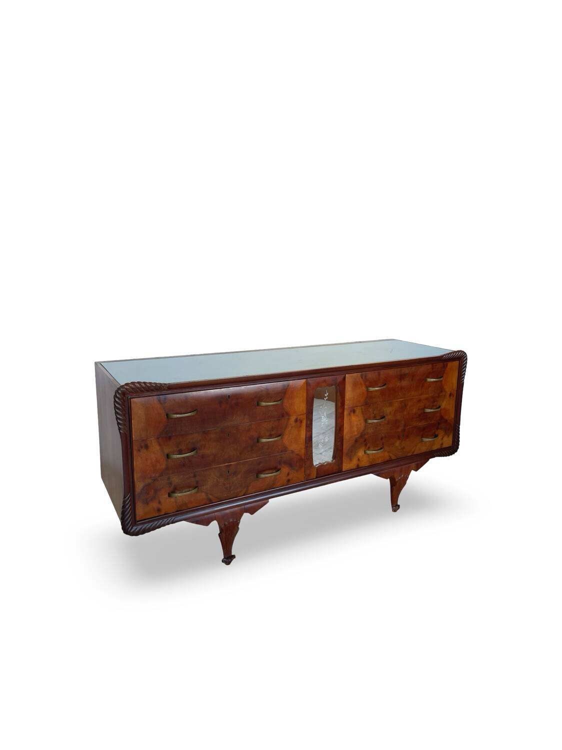 An art deco Italian chest of drawers, Italy 1940s/1950s