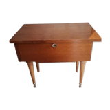Bedside 60s blond wood