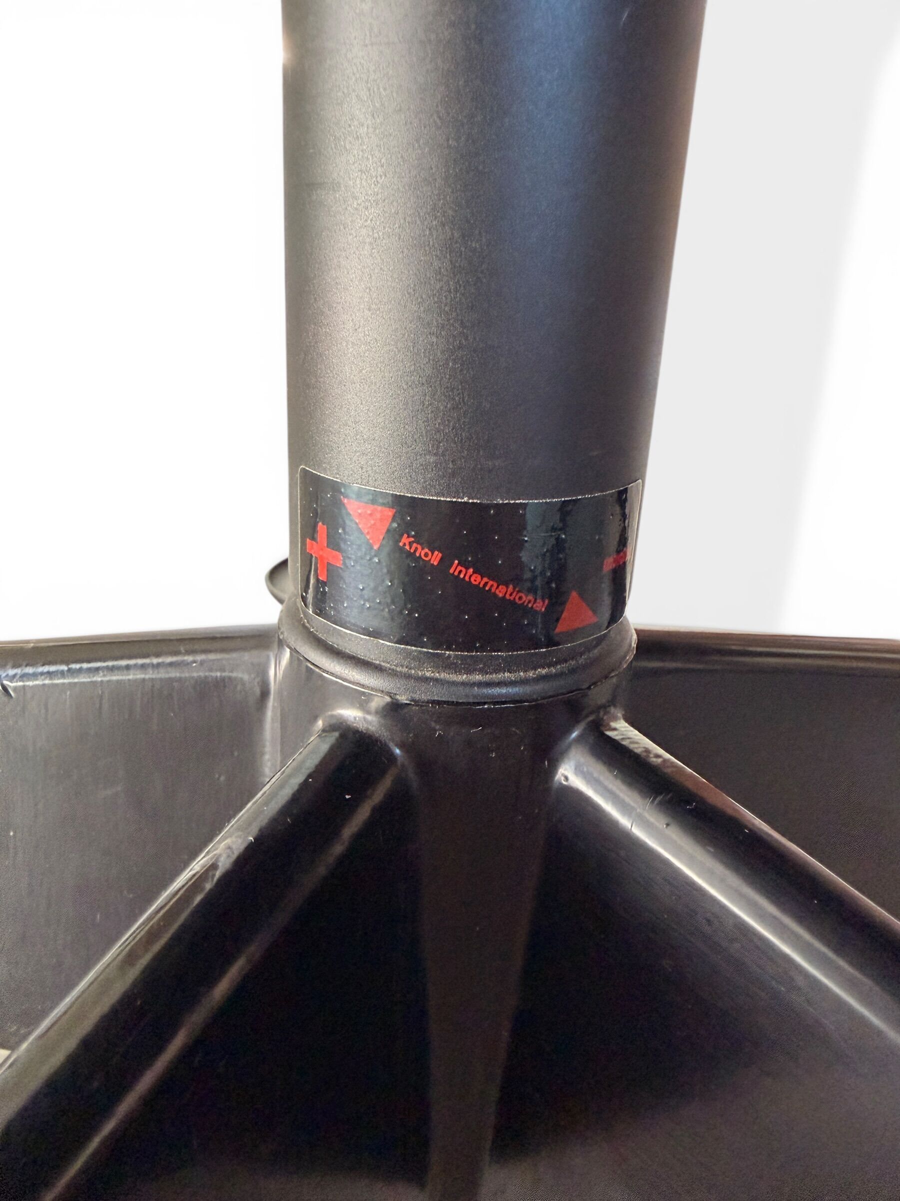 Richard Sapper Office Chair for Knoll - Vintage Black Leather