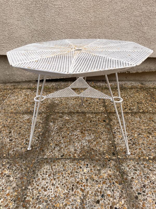 salon de jardin métal tête a tête vintage