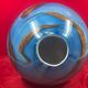 Ball sphere blue art glassware marble style murano de gino vase