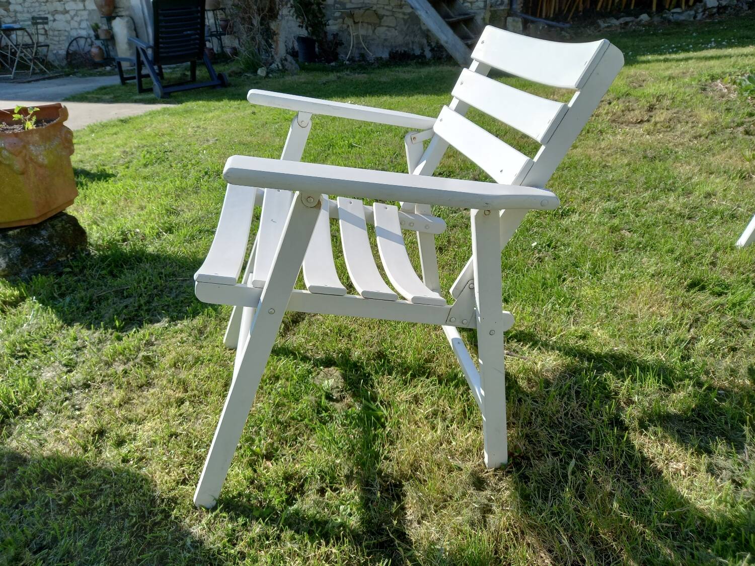 1960s garden armchair