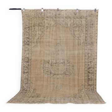Tapis floral turc vintage beige sku 1261