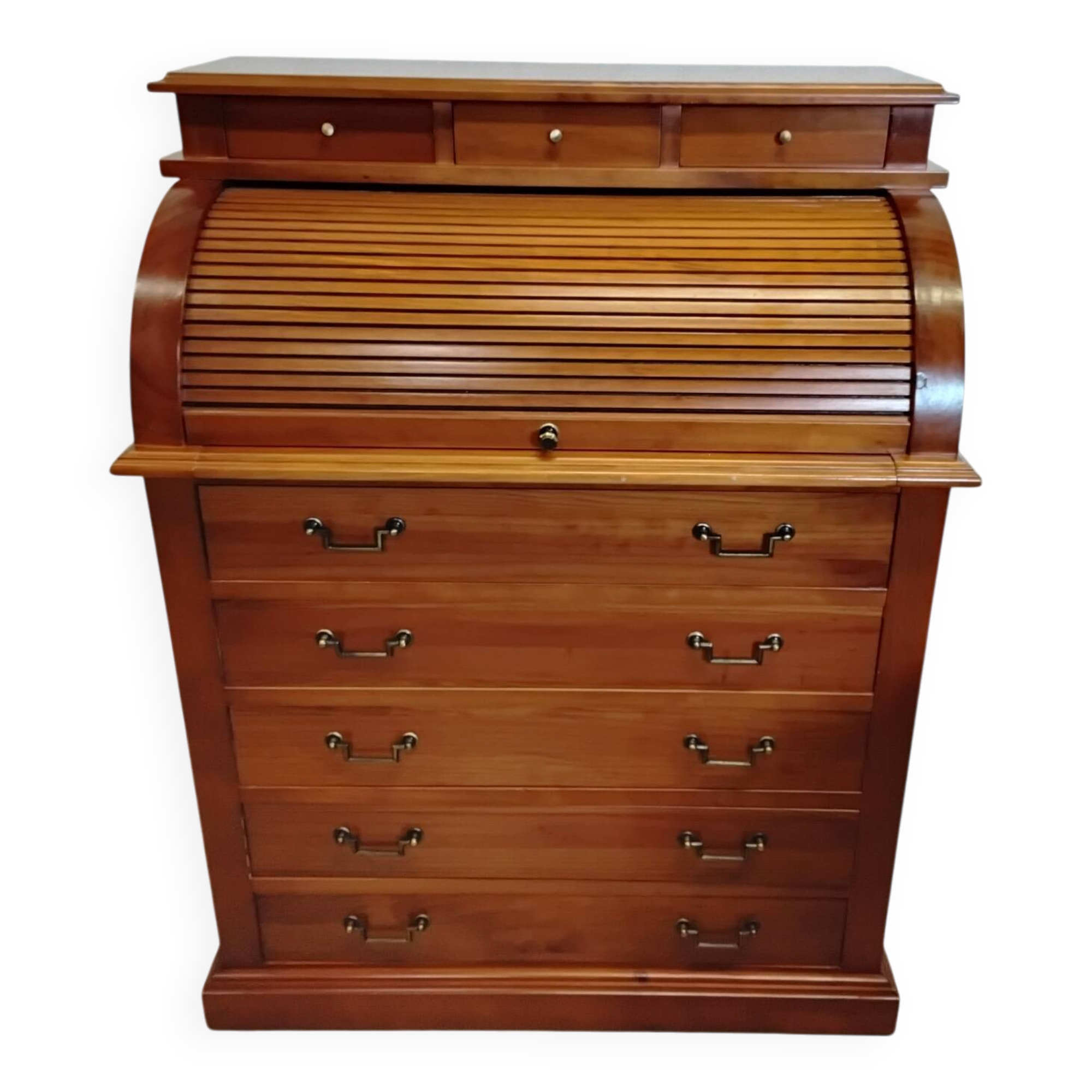 Wooden curtain secretary