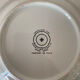 Set of 5 deep porcelain plates from Italy.