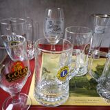 Set of 11 beer chops