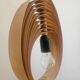 Rare Midcentury Wooden Pendant in style of Hans-Agne Jakobsson, Sweden, 1960s