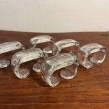 Glass cutlery holder napkin ring