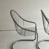 4 chairs in the style of Gastone Rinaldi