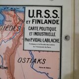 Vidal-Lablache educational wall map