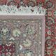 Kashmir carpet in wool and hand-knotted silk