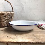 Enamelled sheet metal basin