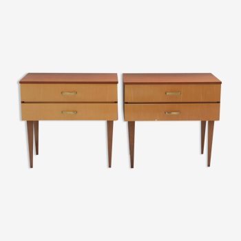 Bedside table/Nightstand, pair