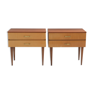 Bedside table/Nightstand, pair