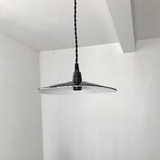 Suspension abat-jour en métal noir