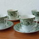 Four coffee cups in iron earth of Saint Amand