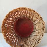 Lot of 2 rattan pot caches