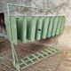 Porte-manteau industriel, porte-robe XXL vert