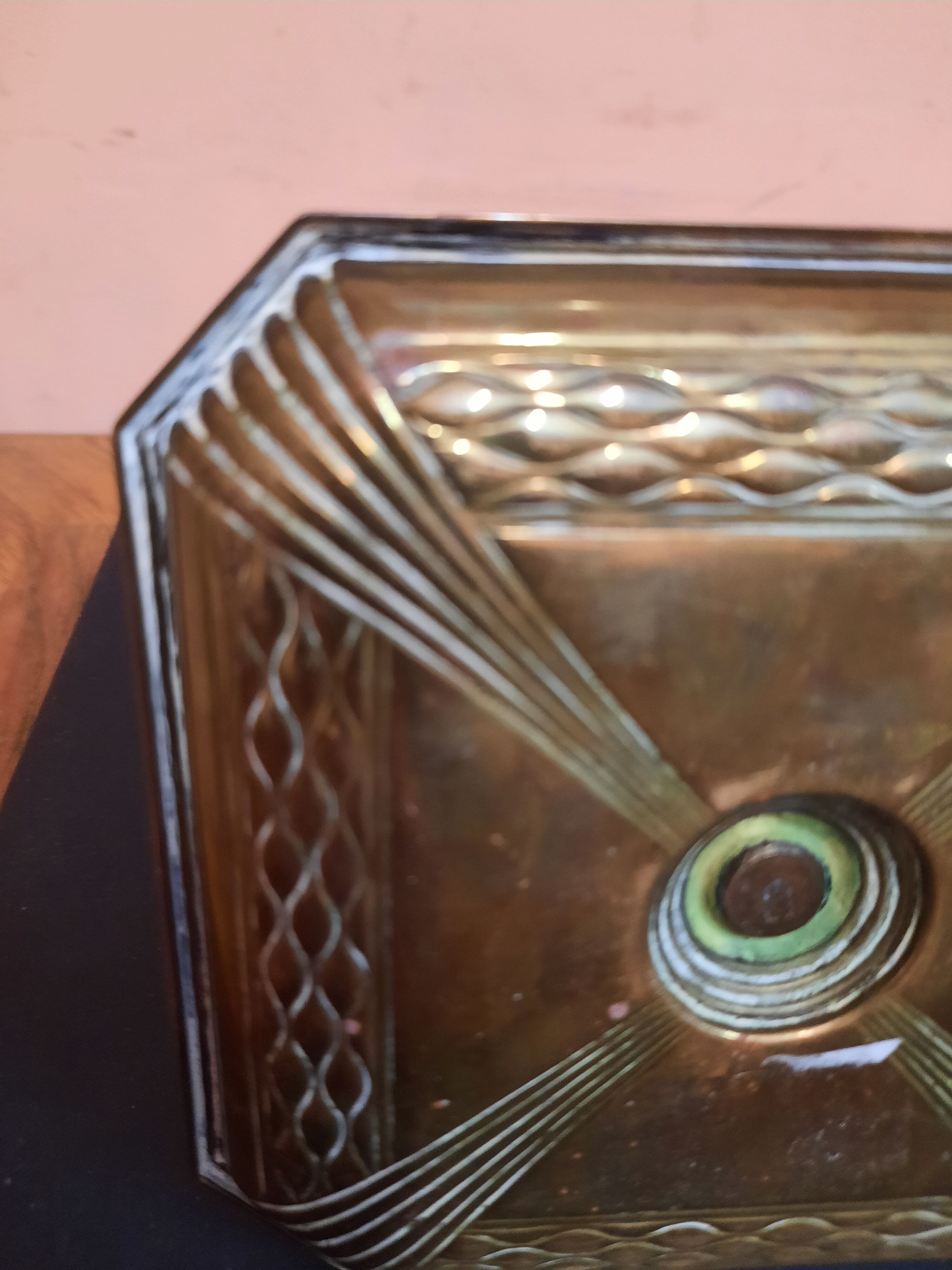 Art Deco candle holder
