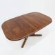 Vintage large oval extendable dining table 1960s