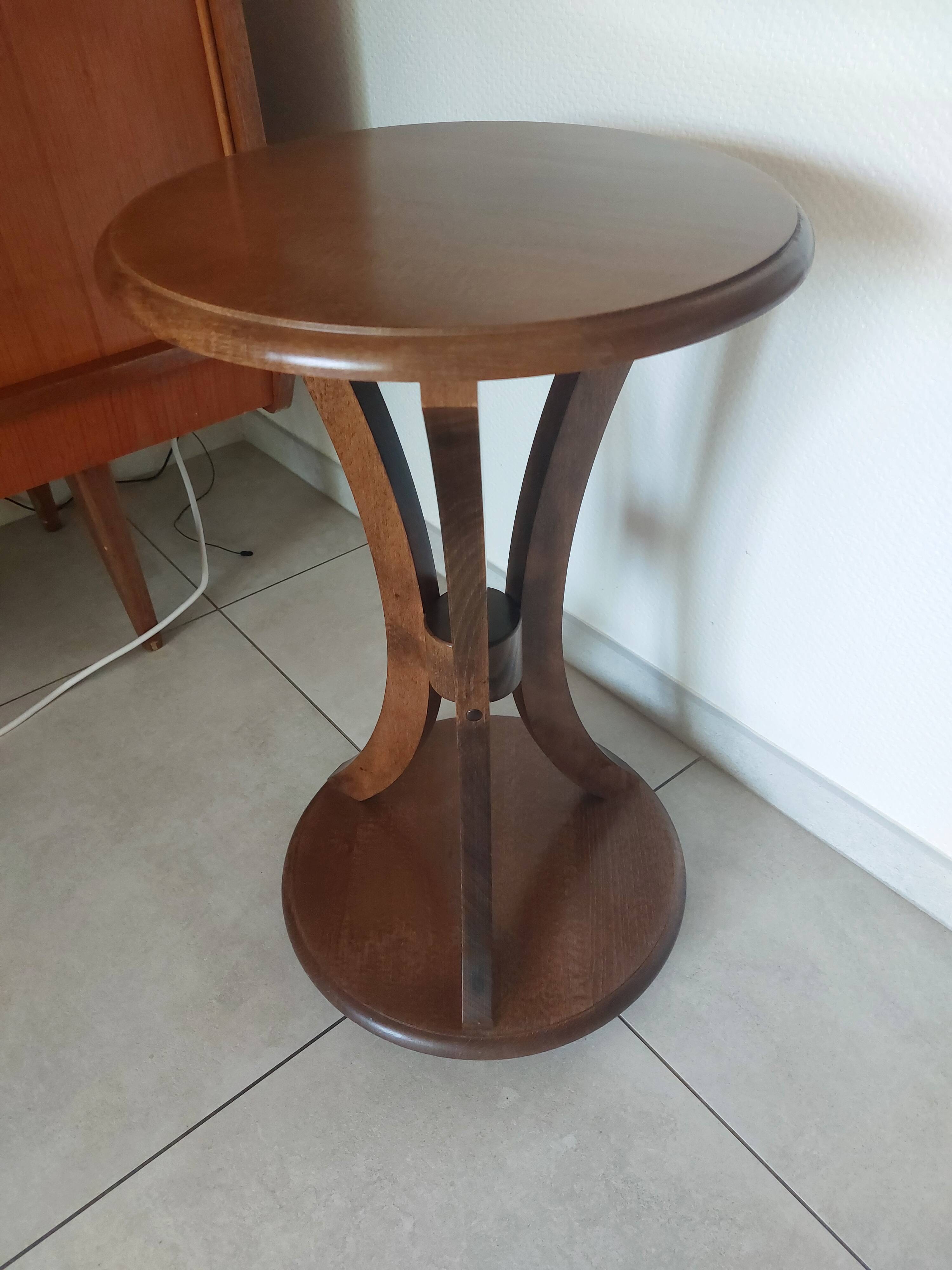 small round side table, end table