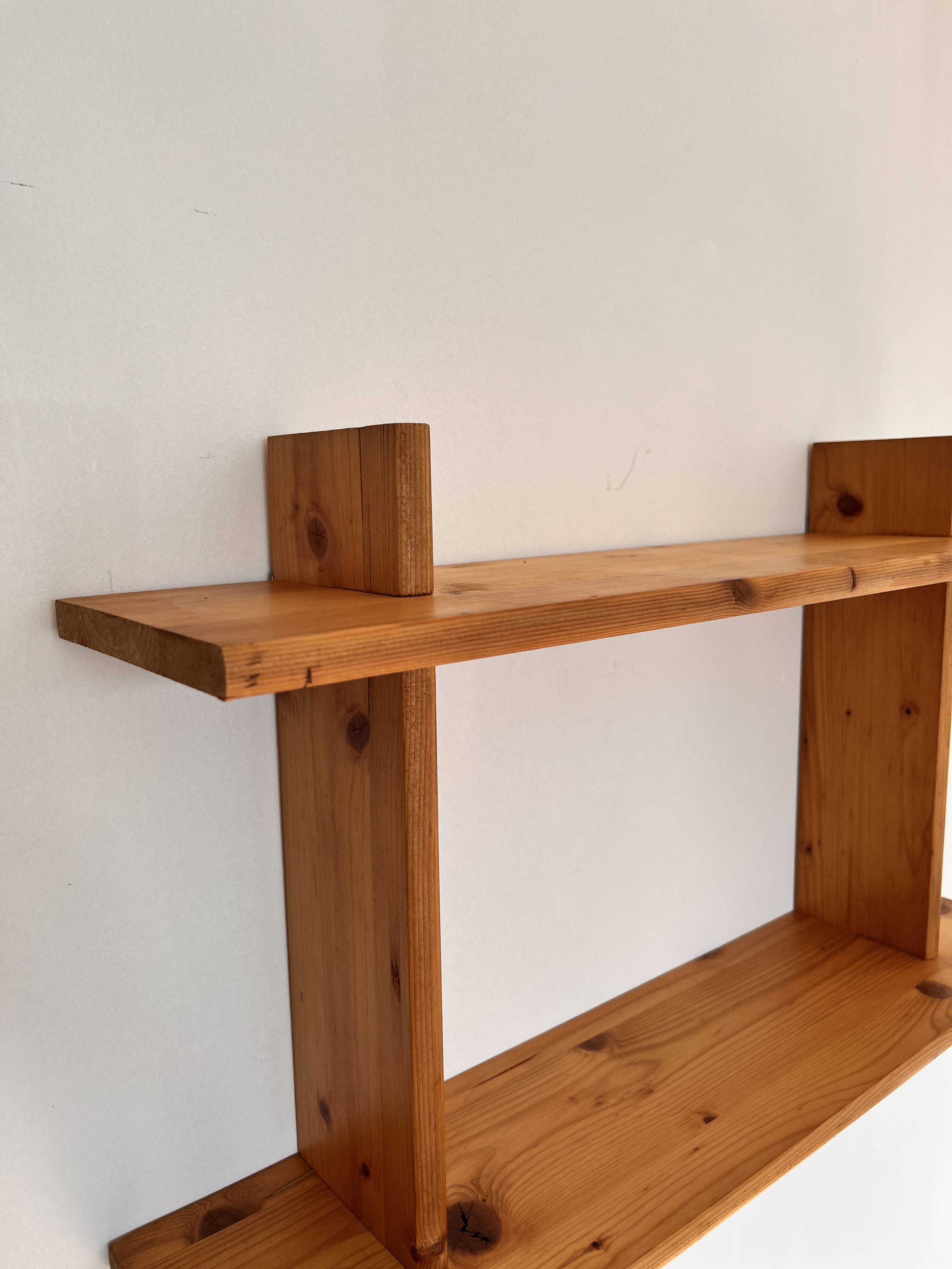 pine shelf