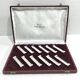 Saint Médard – 12 silver metal knife holders