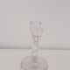 Candlestick candlestick 3 branches in transparent glass