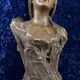 According to Villanis: Terracotta Bust Art Nouveau period around 1900 / H52cm