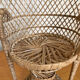 Emmanuelle vintage rattan plant holder