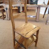 Old stepladder chair