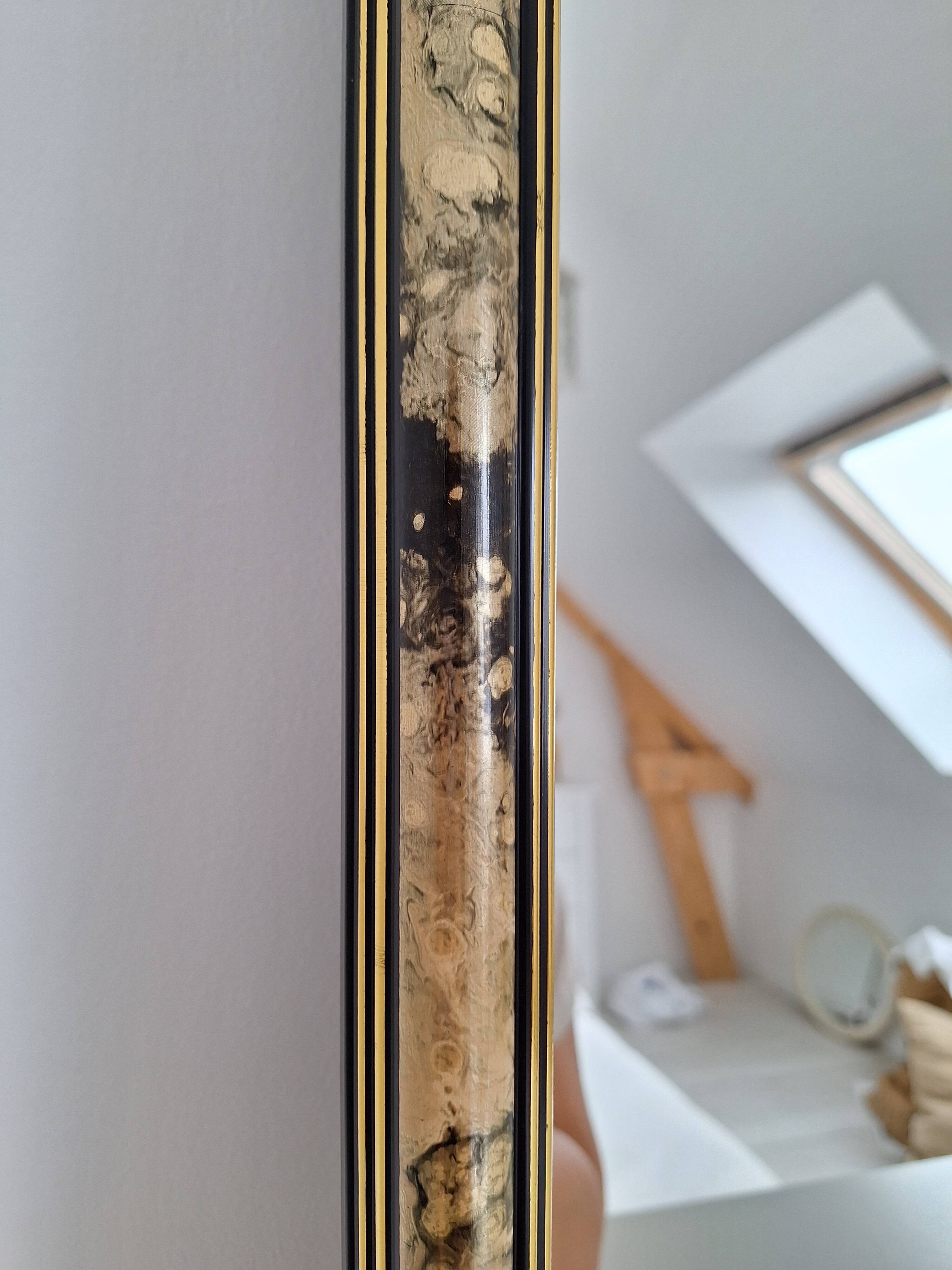 Vintage octagon mirror