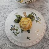 Bonbonnière in Moustiers earthenware