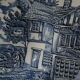 3 Hollow plates in Blue Myott English Earthenware "The Hunter"