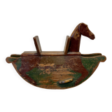 Wooden rocking horse 1950