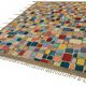 Hand-Knotted Turkish Contemporary 254 cm x 313 cm Multicolor Wool Carpet